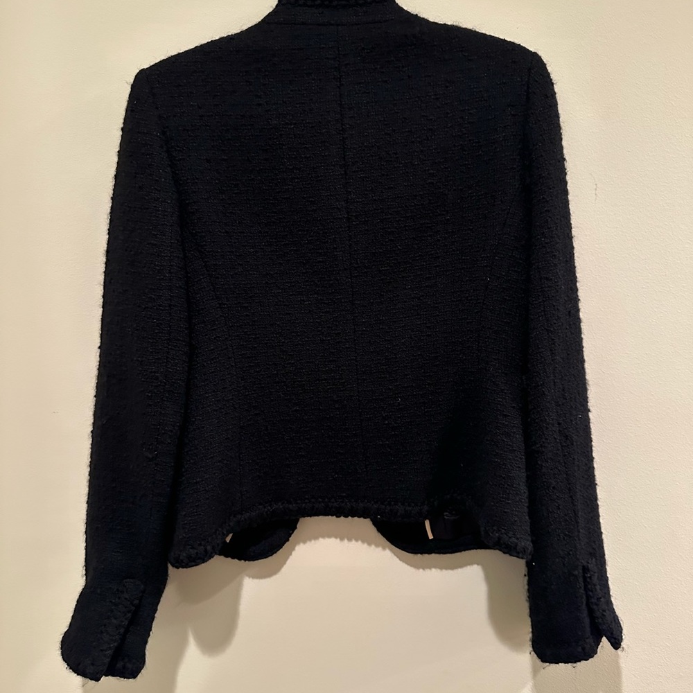 J. Crew black size 6 Chanel type Boucle blazer